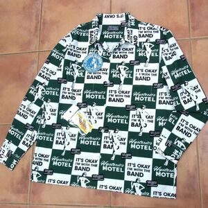 新品 定価3万円●HYSTERIC GLAMOUR ヒステリックグラマー 22AW シャツ レディー 総柄 ジャケット メンズ XL 大きいサイズ 未使用 日本製