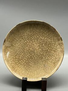 古中国 宋時期 哥窯皿 本物保証 上海博物館同様