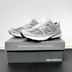 New Balance M990GL5 GRAY 20FW-S 26cm メンズ USA アメリカ製 ニューバランス グレー 990 スニーカー