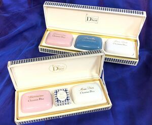 未使用 新古品 Christian Dior ディオール ソープ 石鹸 5個 オーデトワレ セット ディオレラ ミスディオール ディオリッシモ 購入時期不明 