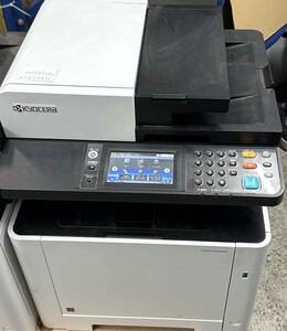 KYOCERA 京セラ カラーA4複合機　ECOSYS M5526cdw 総使用枚数 27686 枚 大阪発024-0432 両面印刷/ADF/給紙カセット/手差しトレイOK