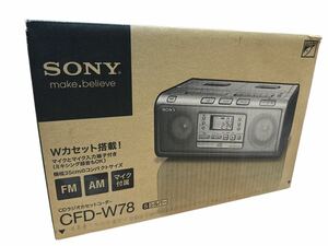 新品未使用　SONY CFD-W78 CDラジカセ