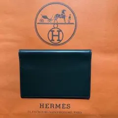 HERMES エルメス ヴィンテージ 手帳カバー 深緑