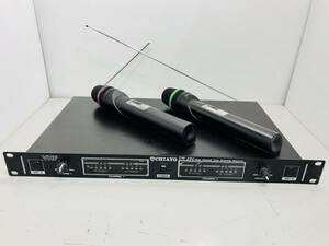 送信距離 約100m CHIAYO VHF ワイヤレスマイク ホンレシーバー 主機 DR-220 マイク ワイヤレス レシーバー ツインマイク 2本 