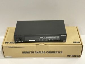 【中古】ONE COURSE OC-HC200 HDMI to ANALOG CONVERTER コンバーター【2424040014267】