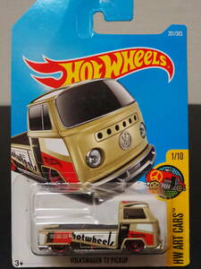 HOT WHeeLs VOLKSWAGEN T2 PICKUP CUSTOM ART GRAPHIC マッド フォルクスワーゲン ミニカー ピックアップ ローダウン ホットウィールHOT 