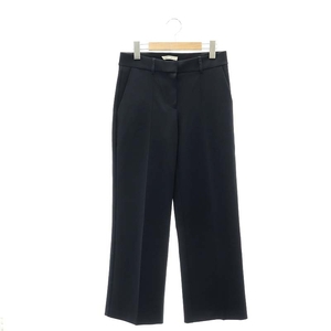 ザロウ THE ROW KALISE PANTS スラックス センタープレスパンツ ストレート ストレッチ 0 紺 ネイビー 4512 K106 /HK ■OS ■SH レディース