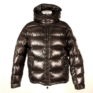 モンクレール MONCLER ダウンジャケット サイズ2 M MAYA(マヤ) ダークブラウン メンズ 長袖/冬 美品 ジャケット