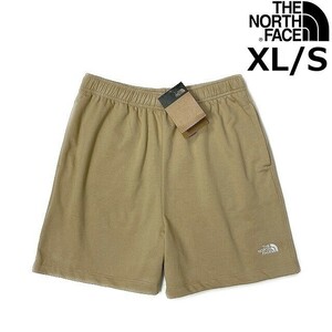 1円～!売切!【正規新品】THE NORTH FACE◆SIMPLE LOGO FLEECE SHORT ショートパンツ US限定 ロゴ刺繍 ランニング(XL)カーキ 190110-5