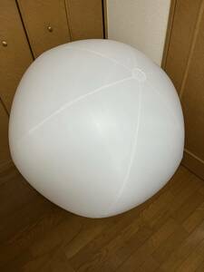 アドバルーン　ビーチボール　白　直径1m 柔らかい