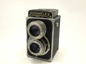 x3G025R- RICOHFLEX リコーフレックス MODEL VIIS 1:3.5 / 8cm 二眼レフ フィルムカメラ レトロ ジャンク品