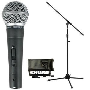 即決◆新品◆送料無料SHURE SM58SE(ブームマイクスタンド付7点セット)