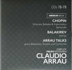 [2CD/Decca]ショパン:スケルツォ第1-4番&バラード第1-4番&即興曲第1-4番&舟歌嬰ヘ長調Op.60他/C.アラウ(p) 1953他