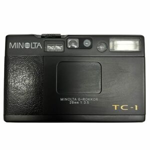 ▲【MINOLTA/ミノルタ】TC-1 G-ROKKOR 28mm 1:3.5 コンパクトフィルムカメラ★
