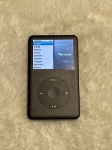 Apple iPod classic 第6世代 HDD80GBからSD128GBに変更 黒　ブラック