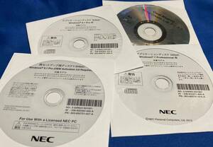 NEC 再セットアップディスク/ M*＊＊R/B-H アプリケーション リカバリDVD ディスク美品/S2