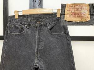 90s リーバイス 501 先染め ブラック USA製 #2 / 90年代 Levis W32 黒 デニム ジーンズ Vintage ビンテージ ヴィンテージ アメリカ製