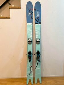 23-24 LINE SAKANA 174cm ライン サカナ スキー ビンディング ポール ケース付き