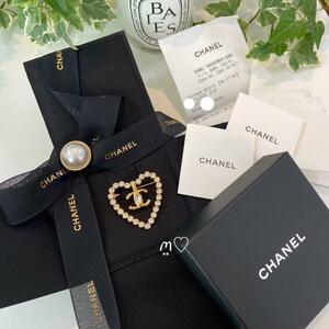 送料無料　新品未使用品　CHANEL　シャネル　ハートココマークブローチ　クルーズ