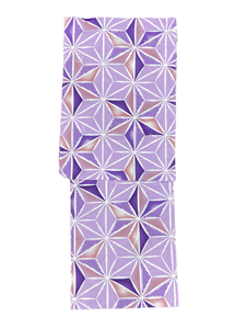 新品未使用　浴衣　レディース　麻の葉　薄紫　紫　花火大会　夏祭り