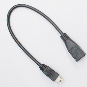 同梱可能 変換ケーブル USB mini(オス)-micro(メス)(フル結線/20ｃｍ)USBM5A/MCB20F 変換名人/4571284887480