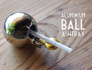 新品☆アルミニウム製☆ボール型 灰皿Aluminium Ball Ashtray S　アッシュトレイcafeアッシュトレーBEAMSビームス取り扱いbar雑貨usa北欧