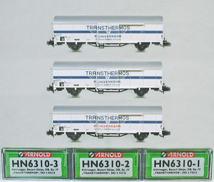 ARNOLD #HN6310 ＤＢ （旧西ドイツ国鉄）有蓋車改造型冷蔵車 TRANSTHERMOS　３輌セット