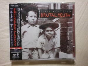 2枚組仕様 『Elvis Costello/Brutal Youth(1994)』(リマスター音源,2002年発売,WPCR-11206/7,国内盤帯付,歌詞対訳付,レア音源収録)