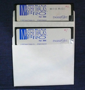 PASSPORT MEDIA MUSIC ＭＡＳＴＥＲ ＴＲＡＣＫ ＰＲＯ　IBM-PC　５インチＦＤ