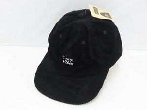 ◎レパ520/60☆POLeR CORDUROY CAP ポーラー キャップ BLACK OS 223MCV0043-BLK☆1030-917B