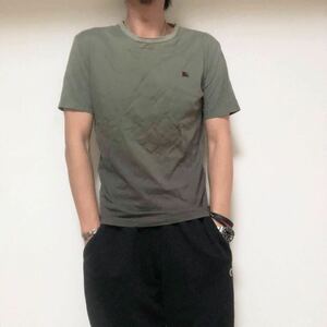 日本製BURBERRY BLACK LABELバーバリー ブラックレーベル　グラデーションTシャツ 2三陽商会