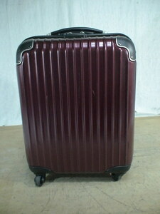 4044　赤　TSAロック付　スーツケース　キャリケース　旅行用　ビジネストラベルバック