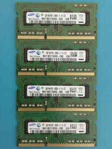動作確認 SAMSUNG製 PC3-12800S 1Rx8 2GB×4枚組=8GB 88880020228
