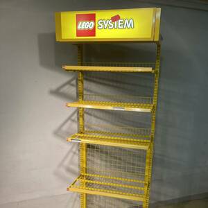 希少 LEGO ネットラック 棚什器 75サイズ Aセット 棚板5段 電飾看板 プレート プライスレール │ 店頭ディスプレイ 販促 非売品 レゴ #01