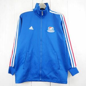 アディダス adidas サッカーJリーグ 横浜Fマリノス フルジップトラックジャケット*ジャージ(160)キッズ/ブルー