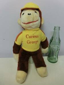 おさるのジョージ キュリアスジョージ ニッカボッカー製ぬいぐるみ人形36㎝ ビンテージ Curious George ひとまねこざる 子猿 サル VINTAGE!