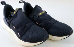 S♪未使用品♪スニーカー 『DynaSoft BEAYA SLIP-ON V2 (ブラック×ピンク) / 24.5cm』 New Balance レディース ※スニーカー本体のみ