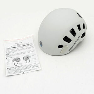 ★ mont-bell モンベル L.W.アルパインヘルメット ホワイト サイズS M(52-57cm) 中古 登山 ロッククライミング 1124639 (0220488833)