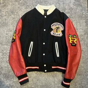 Vintage 70s 80s Wool Stadium Jumper ウール スタジアムジャンパー スタジャン レッド 70年代 80年代 ヴィンテージ ビンテージ