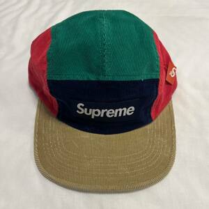 【新品 マルチ 23AW Corduroy Camp Cap】 supreme 23fw コーデュロイ キャンプキャップ box logo new era washed chino twill leopard