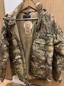 希少！本物新品！実物BEYOND CLOTHING ビヨンドUSAプリマA7 AXIOSサイズXS米国製COLD JACKETマルチカムMULTICUM極地用TAD寒冷地ECWCS