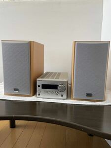 ONKYO TUNER AMPLIFIER R-801A FM/AMチューナーアンプ オンキョー　ONKYO MODEL D-SX7 スピーカー付き　音出し確認済み