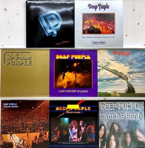 I3889/LP/ディープ・パープル Deep Purple ポスター付き 8点セット