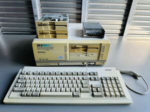 パーソナルコンピューター EPSON PC-386GE-2B メモリ　キーボード　ジャンク品