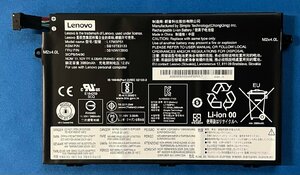 純正新品 Lenovo ThinkPad E480 E590等用 バッテリー 5B10W13890
