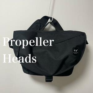 Propeller Heads　プロペラヘッズ　メッセンジャー　バッグ　ブラック