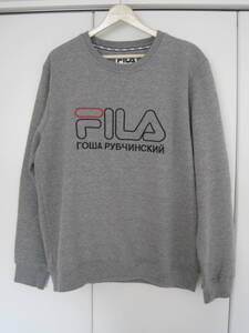 FILA × Gosha Rubchinskiy フィラ ゴーシャラブチンスキー　スウェット　M　グレー