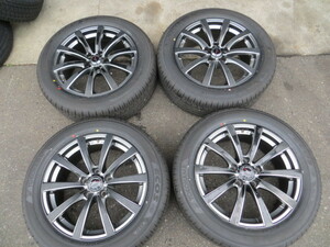 221-766　MONZA JAPAN R VERSION EvoⅢ　アルミホイール＆ラジアルタイヤ　215/55R17　2019年　4本セット