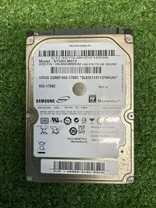SAMSUNG ST500LM012 HDD 500GB 2.5インチ 動作確認済み#GK217