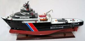 ●新品特価 海難救助艇タグボート Abeille Bourbon 84cmL　完成品